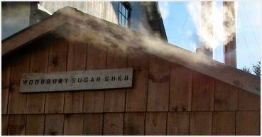 The Woodbury Sugar Shed.