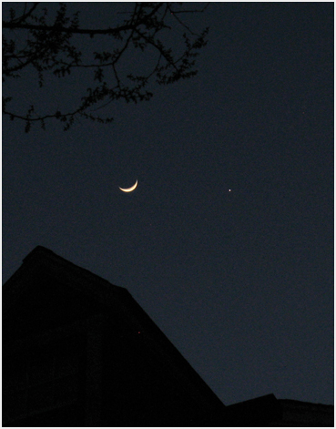 Moon and Venus.